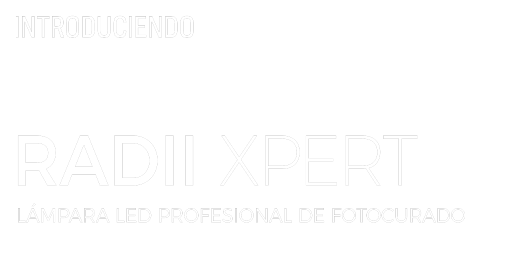 Radii Xpert - Lámpara LED profesional de fotocurado